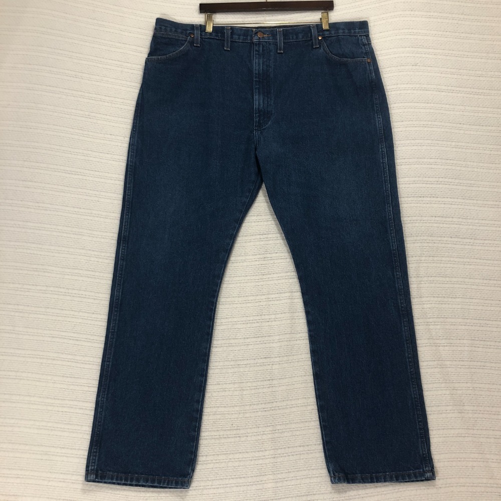 Wrangler Jeans Relaxed Fit Denim Blue Classic Casual Pants Men's Size 44X32